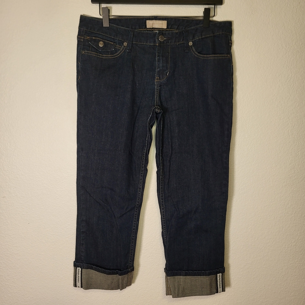 Banana Republic Stretch Extensible Roll Hem High Water/Cropped Jeans size 29/8